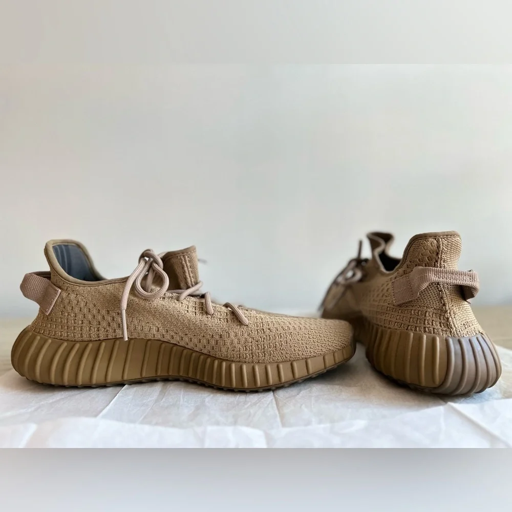 adidas mens Yeezy Boost 350 V2 Shoes, Earth, Men’s 11.5 - Picture 4 of 7